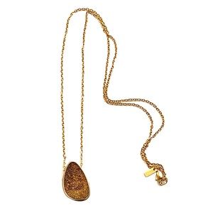 SCENTO Necklace Perfume Essential Oil Aromatherapy Scent Jewelry Gold Plated